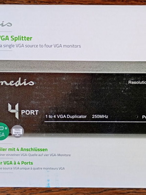 Nedis 4-port VGA splitter