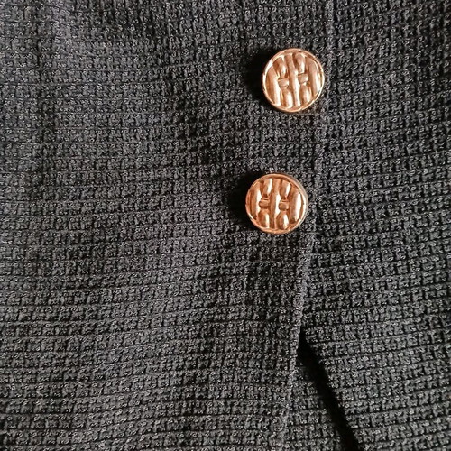 Zara skirt black with gold buttons like new, size S