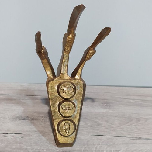 Skyrim Golden Dragon Claw Figure 3D printed, 20 cm, hand painted, new