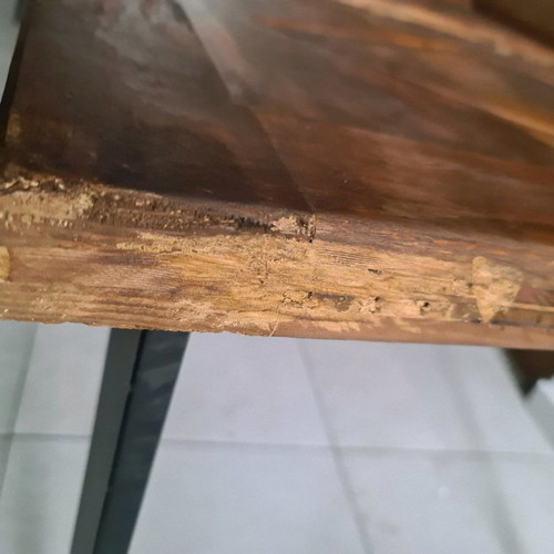 Wooden door table used, Oregon pine
