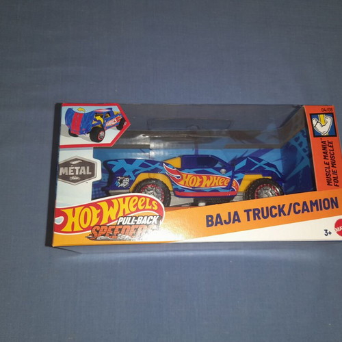 Hot Wheels Baja Truck Pull Back Speeder new