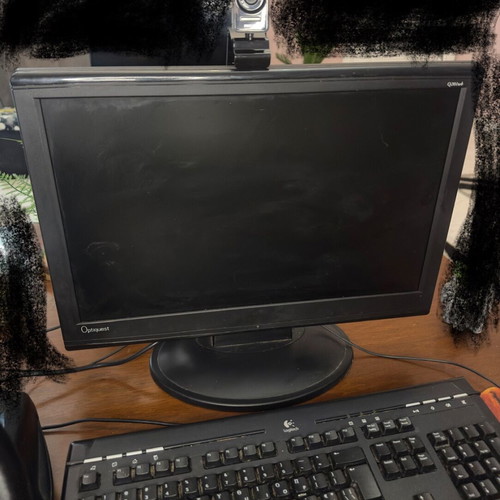 Optiquest 23' Monitor used without HDMI, LED 1920x1080