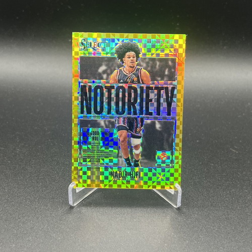 2025-26 Panini Select Euroleague Nadir Hifi Notoriety Gold card new