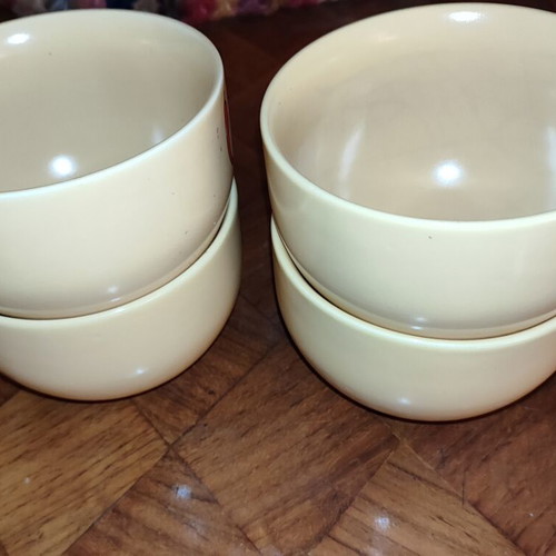 Sagaform rotating serving tray with 4 yellow bowls