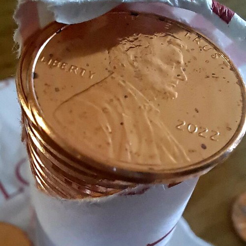One cent USA roll unopened, 2022