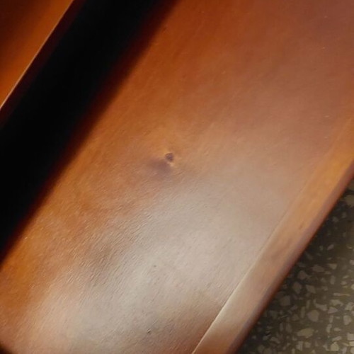 Solid walnut table, Varagki design, handmade, 1999