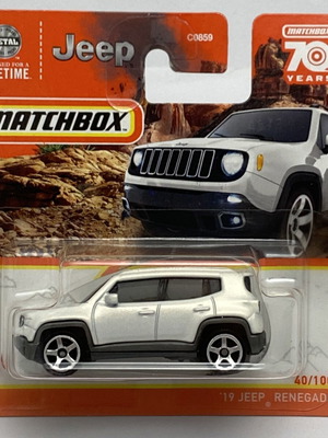 2019 Jeep Renegade Matchbox Mainline collectible toy car scale 1:64 new