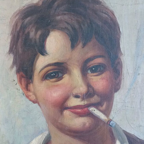 Signed oil painting artwork like new