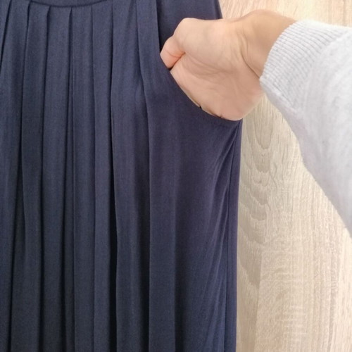 Maxi skirt dark blue size S like new