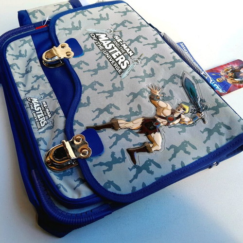 Square school bag He-Man and the Masters of the Universe 2004 new