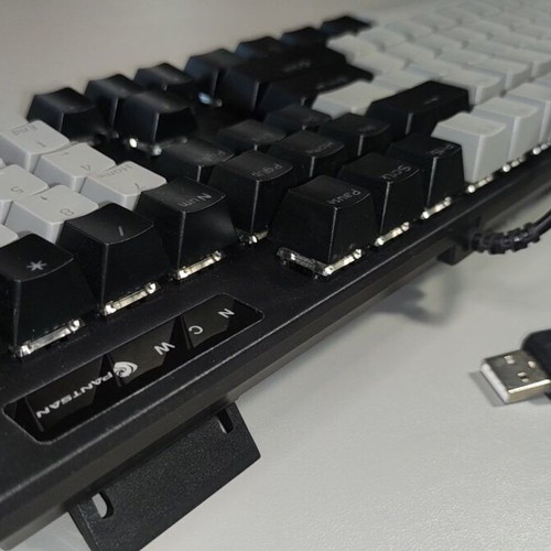 Panstan PK200 Mechanical Retro Keyboard like new with backlit keys