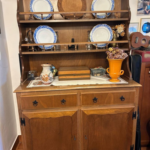 Wooden rustic buffet like new