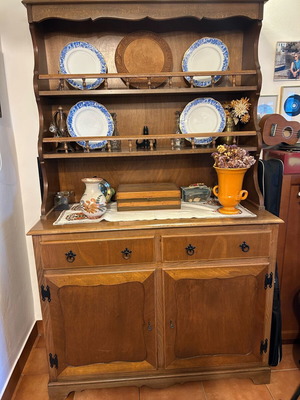 Wooden rustic buffet like new