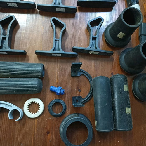 Various plastic boat parts new, pack