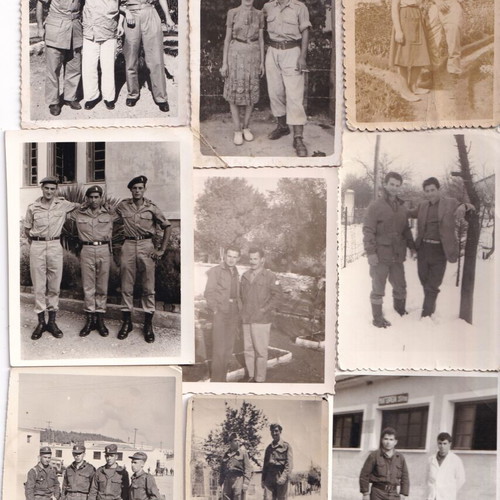 Military portraits used, pack of 105, Greek army