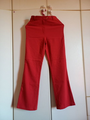 Crop pants red like new, size S