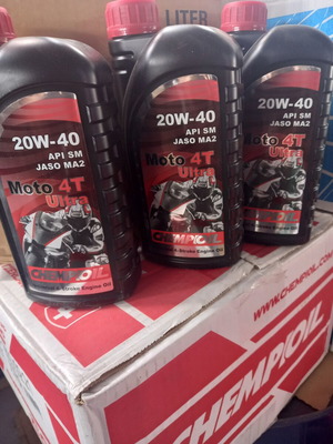 Chempioil Moto 4T 20W40 πακέτο 3x1 λίτρ νέο