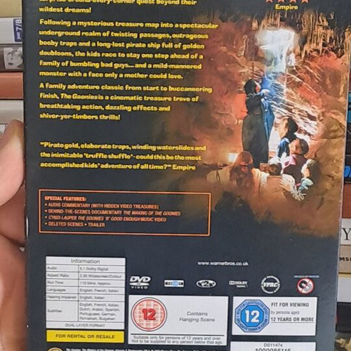 The Goonies DVD σαν καινούργιο με αγγλικούς υπότιτλους
