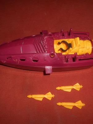 GI Joe Cobra Piranha vehicle used, Hasbro 1989