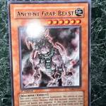 Κάρτα Yu-Gi-Oh Ancient Gear Beast 1η έκδοση σαν καινούργιο