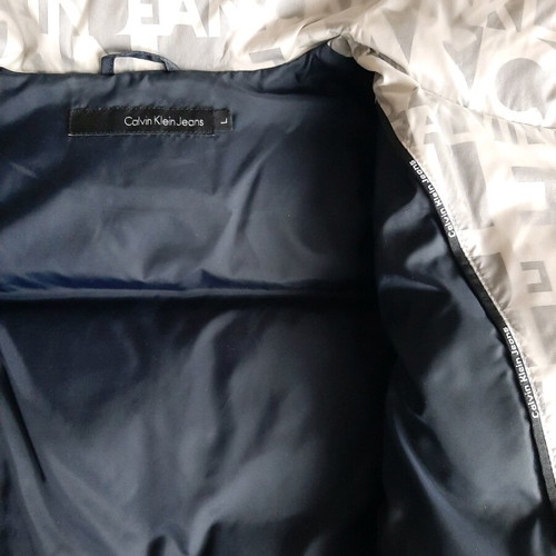Calvin Klein Jeans Puffer like new, gray silver, size L