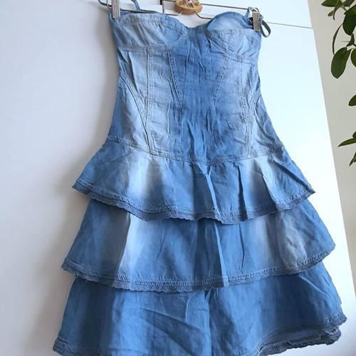 Denim dress like new, size M, blue