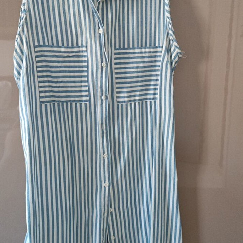 Stradivarius dress with buttons like new, size L
