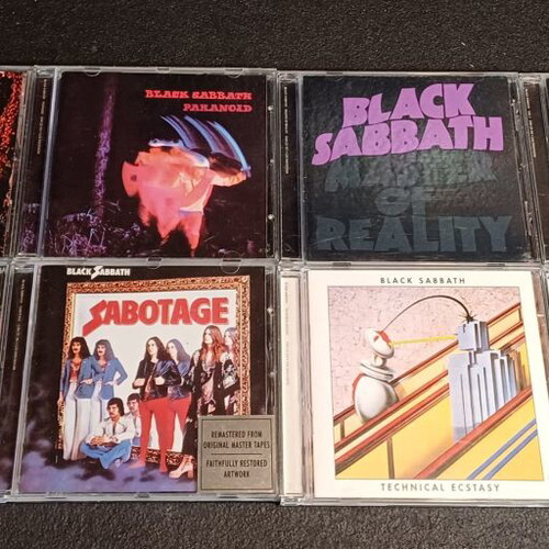 Black Sabbath discography part 1 8 CDs used, 1970-1978