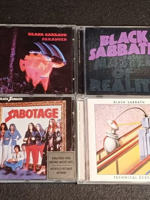 Black Sabbath discography part 1 8 CDs used, 1970-1978