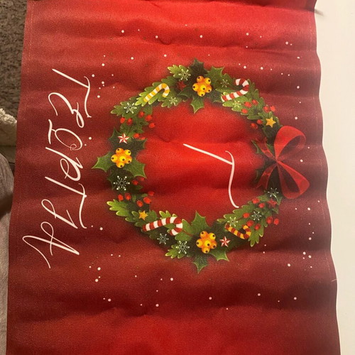 Christmas ornaments new with inscription, set of 2 pieces