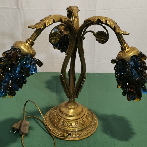 Bronze lamp used, vintage 1960