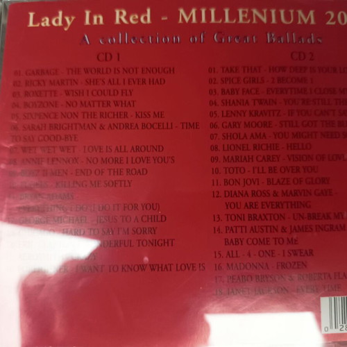 Lady In Red collection 2 CD like new, pop