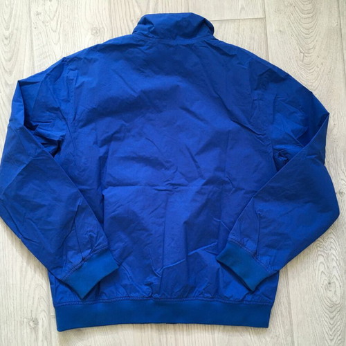 Fred Perry men's windbreaker jacket used, size L, bomber style, blue