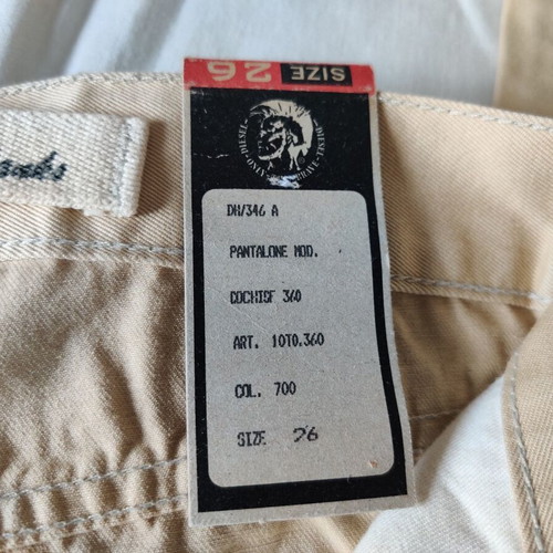 Diesel Cochise vintage jeans καινούργιο, μέγεθος W26, μπεζ