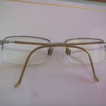 Metal glasses frame in bronze color like new