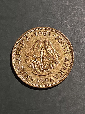 1/2 Cents South Africa 1961 coin
