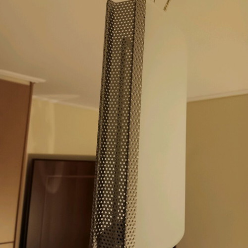 Pendant light inox and sandblasted like new