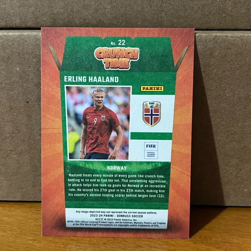 Panini Donruss Haaland Crunch Time new