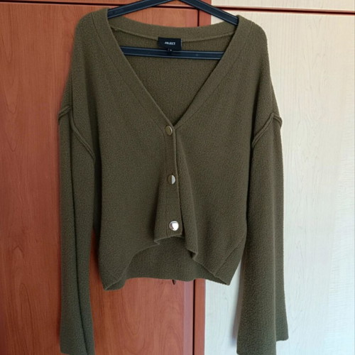 Object cardigan in medium, green