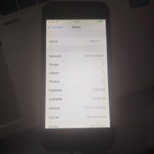 Apple iPhone 5 16GB black, fully functional without SIM tray