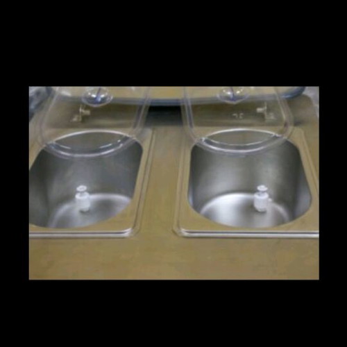 Soft cream ice cream machine 3 flavors used, German