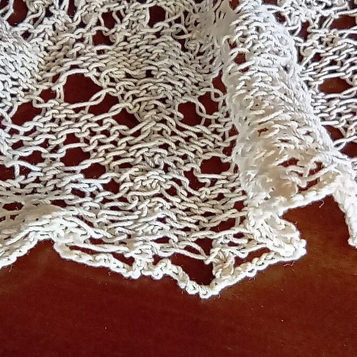 Handmade Crochet Round Doily 49 cm Vintage Lace