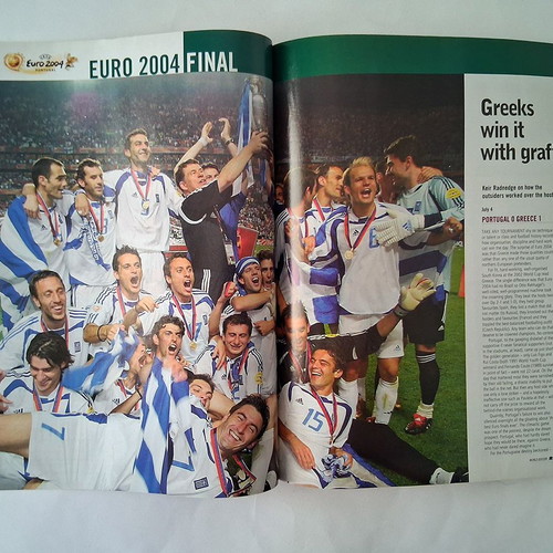 World Soccer magazine used, Euro 2004 tribute