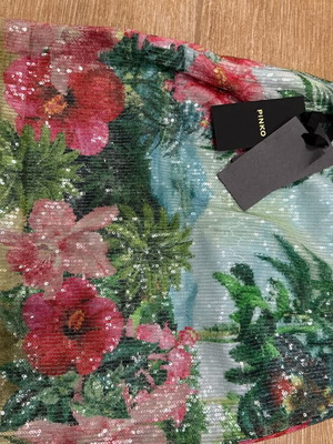 Pinko skirt, blue multicolor, size S / 36 / 8
