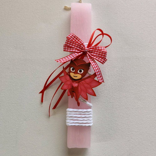 Owlet Easter candle handmade, new