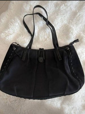 Lancaster vintage shoulder bag black, like new