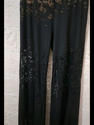Lace pants like new, size small, black