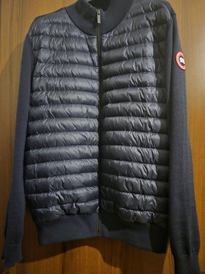 Canada Goose HyBridge Knit Padded Jacket like new, blue, size XL