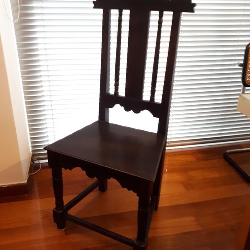 Beech chair used, traditional style replica