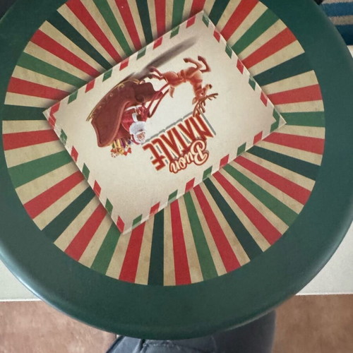 Christmas metal boxes like new, set of 2 large